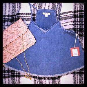 Denim top